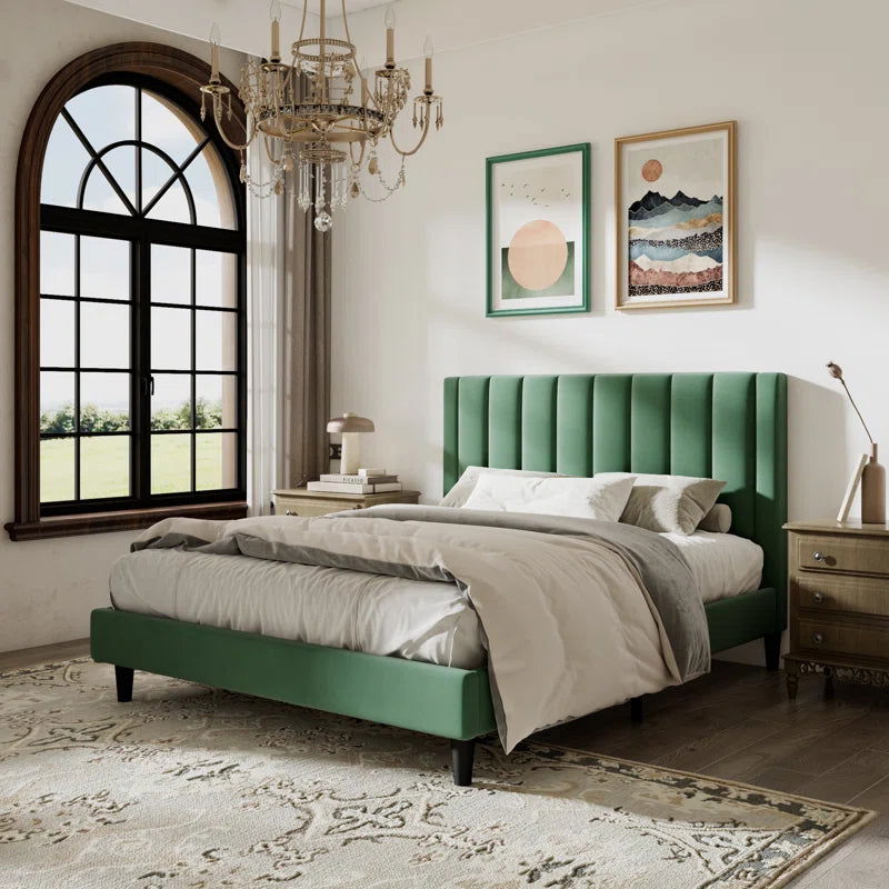 NightCraft Modern Trendy Upholstered Bed - Furnishiaa -  -